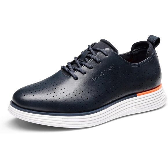 ⚡ Men's Blue Max Flex Fashion Dress Sneakers Oxfords Classic Casual Shoes